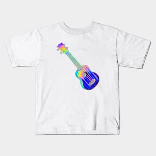 Holographic Ukelele Kids T-Shirt